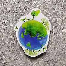 Магнитик канцелярский Планета Земля