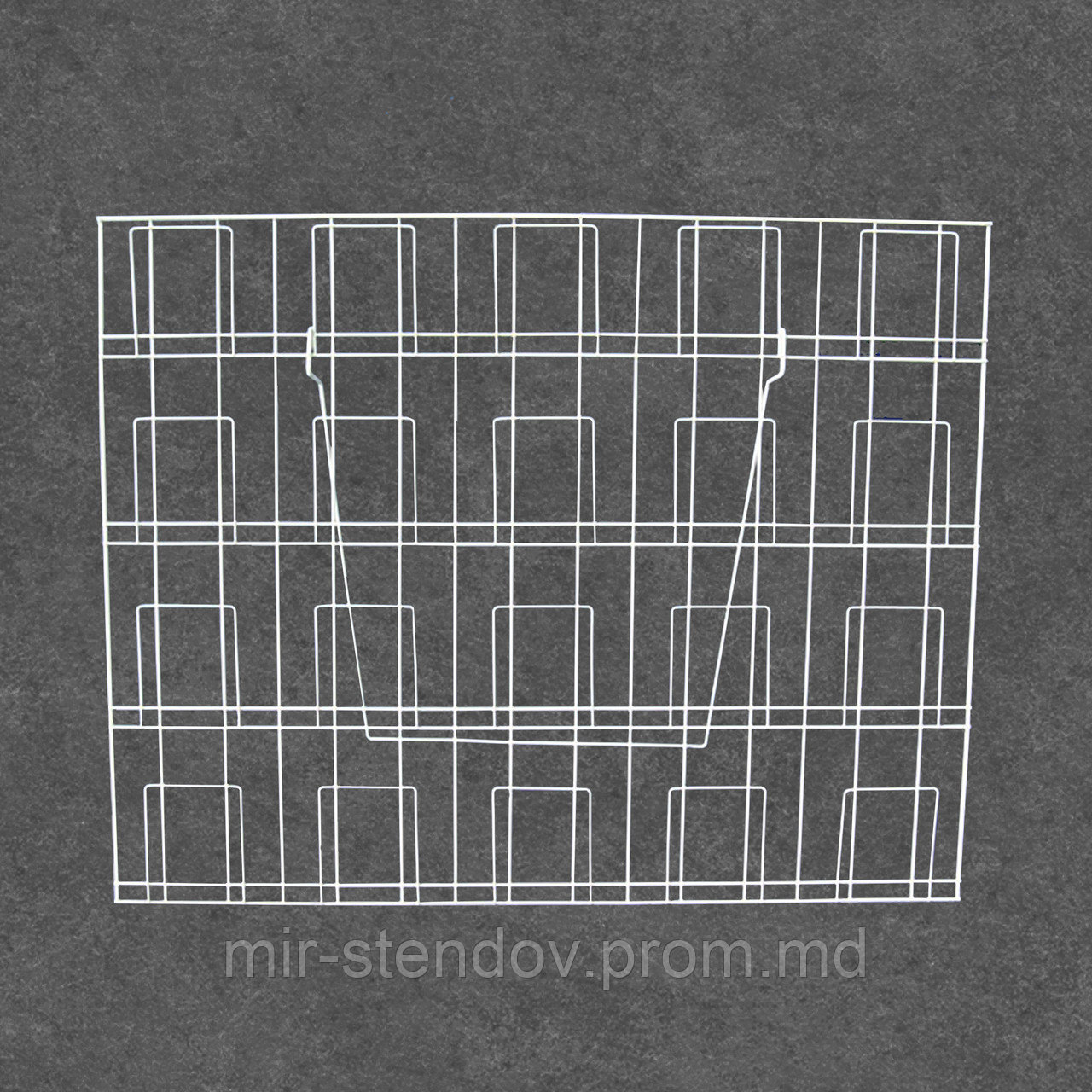 Универсальный стенд для брошюр, методичек, открыток с прижимными карманами., фото 1