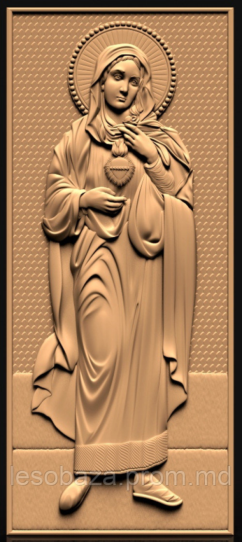 Дева Мария с сердцем - фото 1 - id-p10477555