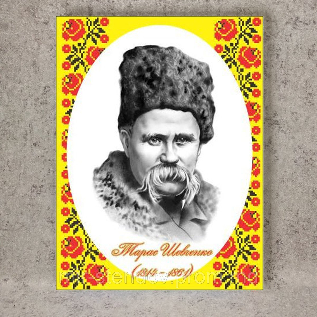 Портрет пластиковый Т. Г. Шевченко, фото 1