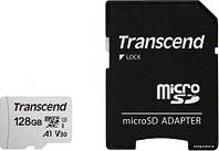 Transcend microSDXC 300S 128GB + адаптер