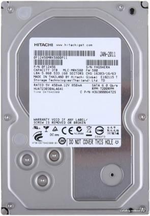 Hitachi Ultrastar 7K3000 3TB (HUA723030ALA641) - фото 1 - id-p10480234