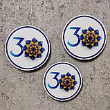 Магнит с символом 30-летия независимости Украины (Пластик), фото 3