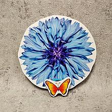 Магнитный стенд для крепления рисунка Васильки