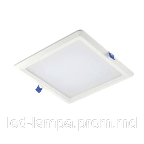 Светодиодный LED светильник GTV, 3W, 4000K, IP54, квадратный, пластиковый, белый, LED Samsung, LOUIS - фото 1 - id-p10480421