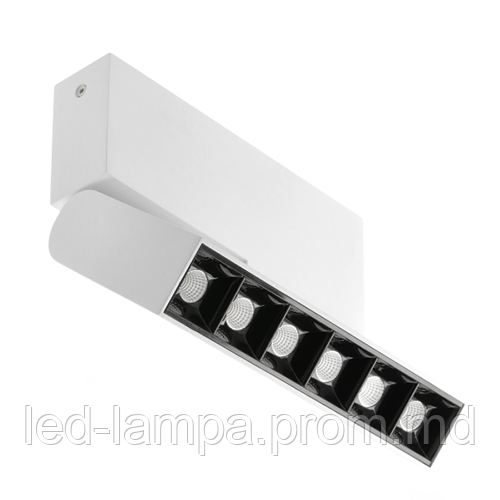 Светодиодный LED светильник GTV, 18W (EMC+), 4000K, накладной, прямоугольный, алюминиевый, белый, SIERRA - фото 1 - id-p10480434