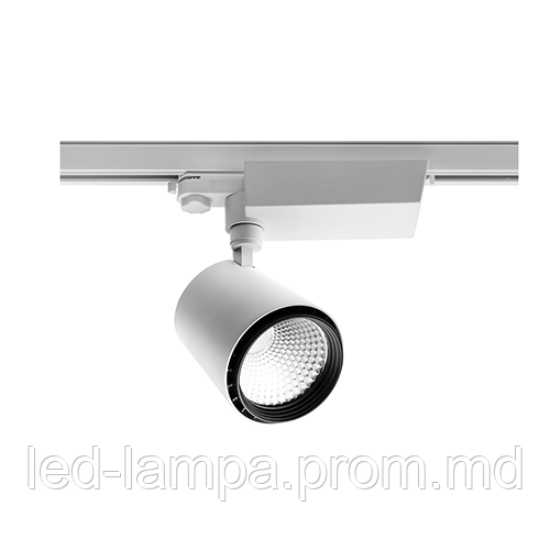Светодиодный LED светильник, трековый, GTV, 15W (EMC+), 4000К, 24°, трёхфазный, алюминий, белый, X-LINE - фото 1 - id-p10480658