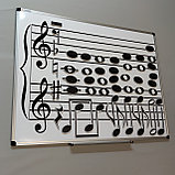 Доска для учителей музыки "Скрипичные ключи" (48 магнитных нот), фото 2