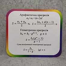 Арифметическая и Геометрическая прогрессии. Стенд для кабинета математики