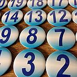 Значки с номерами (1-20). Для участников соревнований (Комплект / поштучно), фото 2