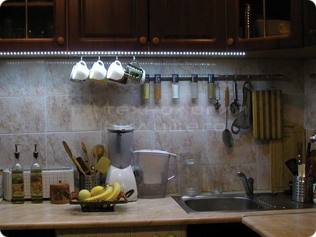 Набор для подсветки рабочей зоны кухни 1х1 м. - фото 1 - id-p74916