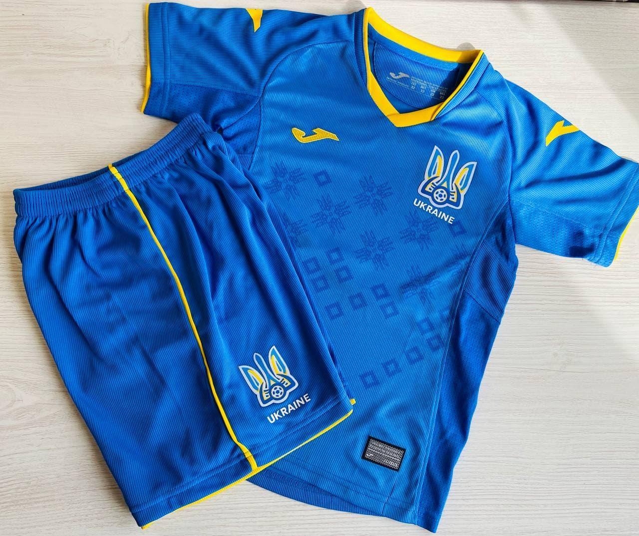 Футбольная форма сборной Украины 20/21 синяя - фото 1 - id-p10481486