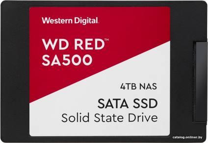 WD Red SA500 NAS 1TB WDS100T1R0A - фото 1 - id-p10481670