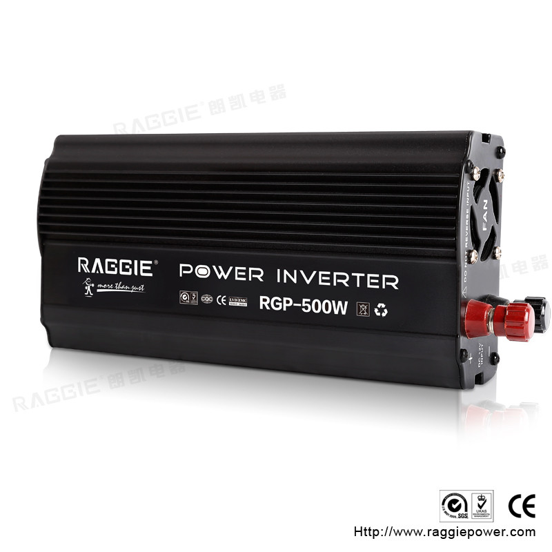 Invertor auto 12-220V cu puterea 500W PROFESIONAL RAGGIE-RGP 500W - фото 1 - id-p10484553