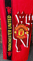 Пляжное полотенце ФК "Манчестер Юнайтед" с логотипом любимого футбольного клуба
