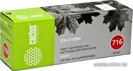 CACTUS CS-C716BK (аналог Canon Cartridge 716 Black) - фото 1 - id-p10493269