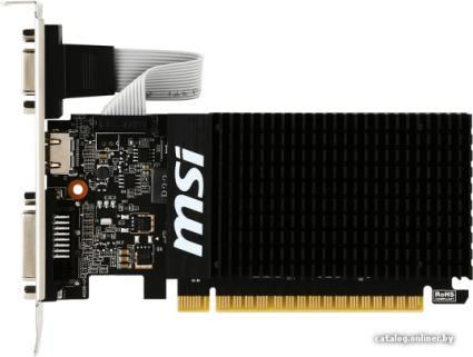 MSI GeForce GT 710 1GB DDR3 [GT 710 1GD3H LP] - фото 1 - id-p10493290