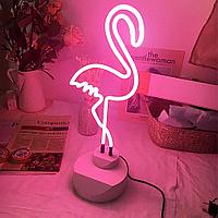 Неоновый ночник Flamingo