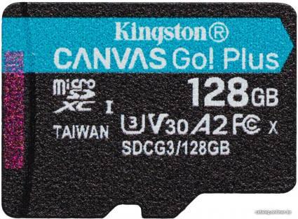 Kingston Canvas Go! Plus microSDXC 128GB - фото 1 - id-p10494385