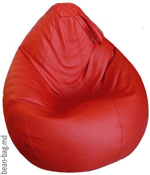 Кресло-мешок Эко Кожа Красное XL - фото 1 - id-p10495203
