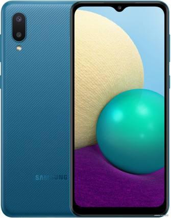 Samsung Galaxy A02 SM-A022G/DS 2GB/32GB (синий) - фото 1 - id-p10496804