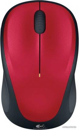 Logitech M235 Wireless Mouse (красный) [910-002496] - фото 1 - id-p10497211
