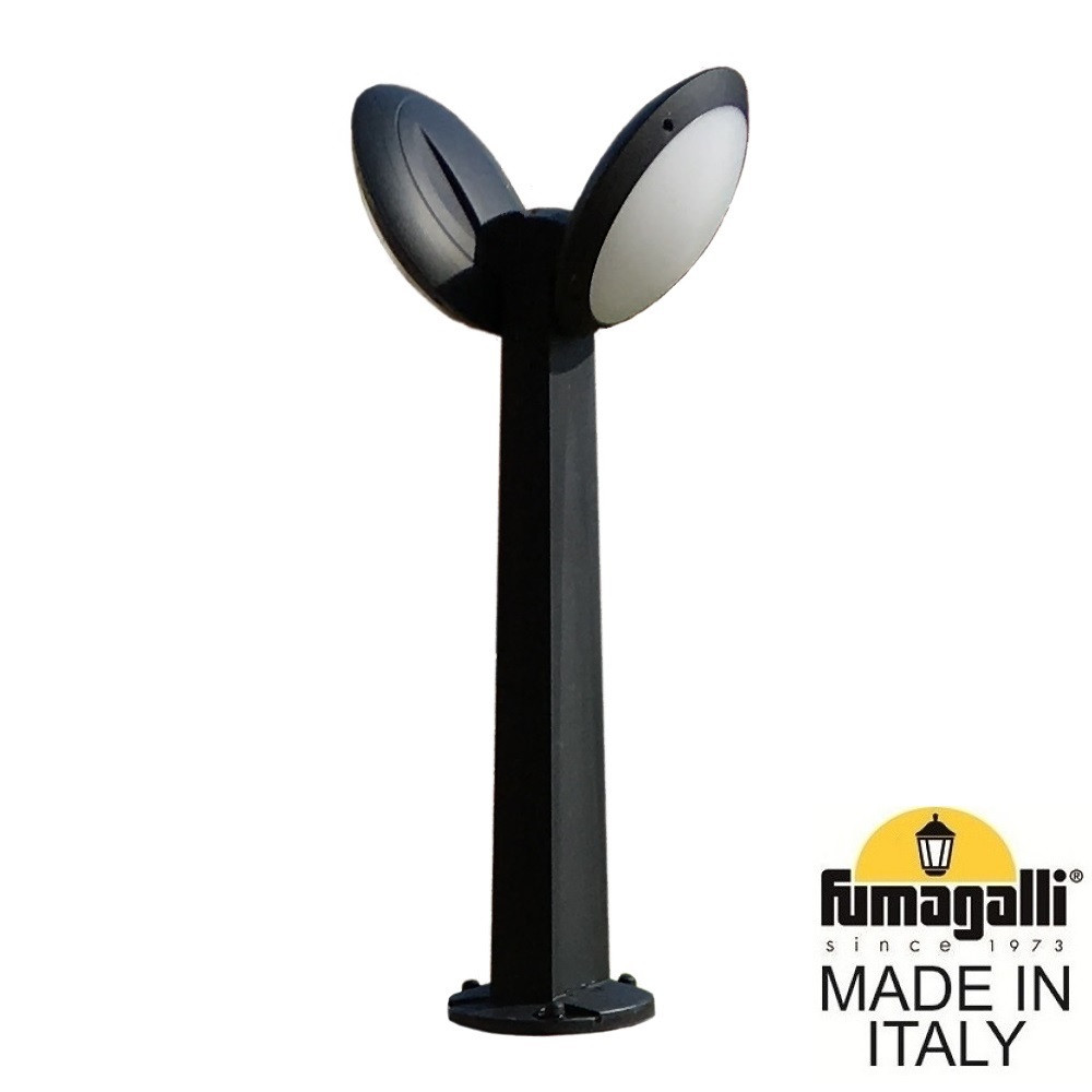 Fumagalli Садовый светильник-столбик наклонный FUMAGALLI GABRI REMI/LUCIA 2L 1R3.613.X20.AYE27 - фото 1 - id-p10506500