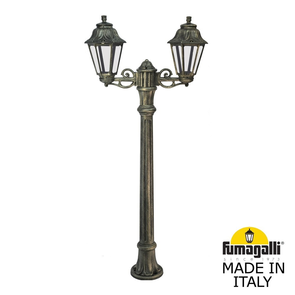 Fumagalli Садовый светильник-столбик FUMAGALLI ALOE*R BISSO/ANNA 2L E22.163.S20.BXF1R - фото 1 - id-p10507019
