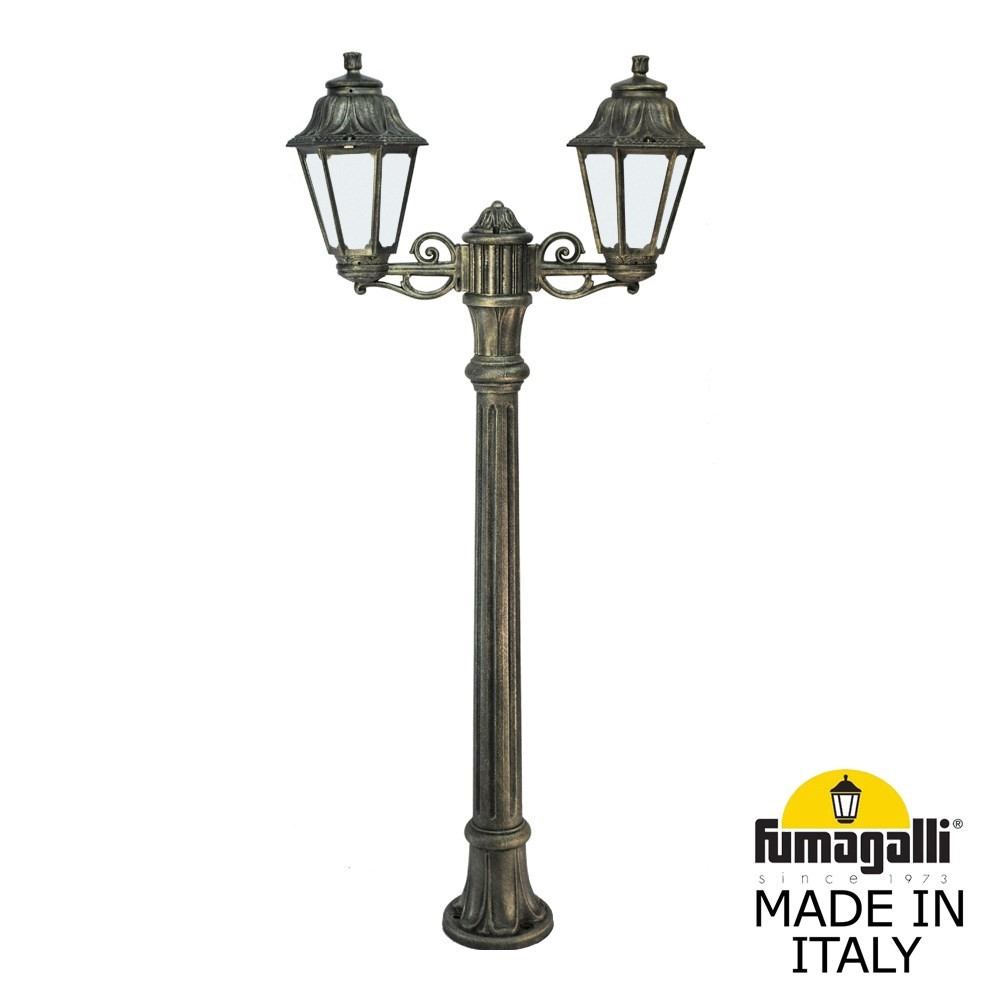 Fumagalli Садовый светильник-столбик FUMAGALLI ALOE*R BISSO/ANNA 2L E22.163.S20.BYF1R - фото 1 - id-p10507020