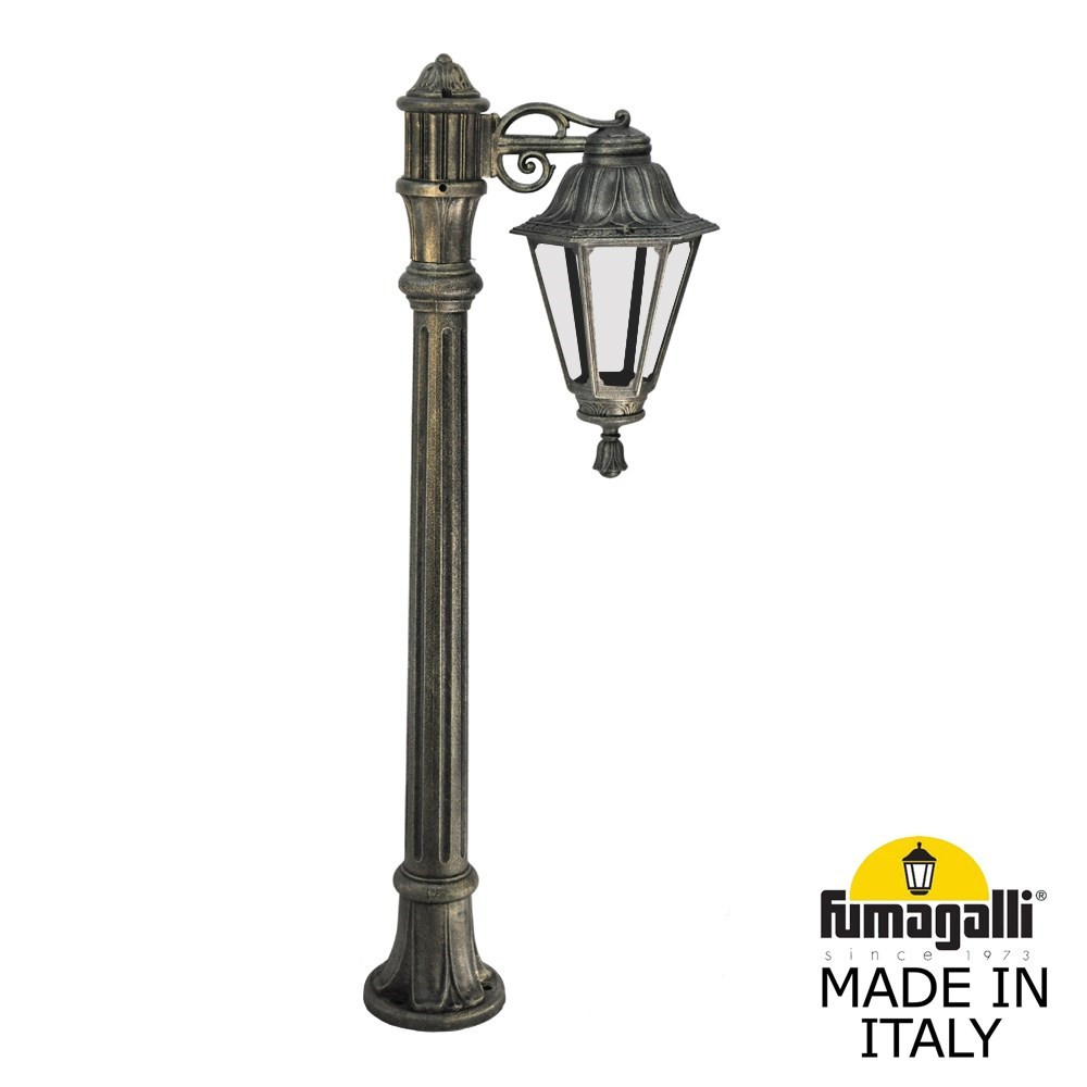 Fumagalli Садовый светильник-столбик FUMAGALLI ALOE`.R BISSO/RUT 1L E26.163.S10.BXF1R - фото 1 - id-p10507592