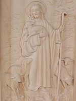 Икона "Иисус Христос и овечки"