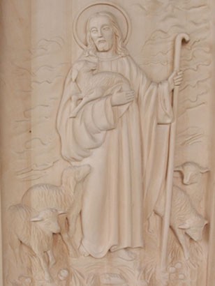 Икона "Иисус Христос и овечки" - фото 1 - id-p74995