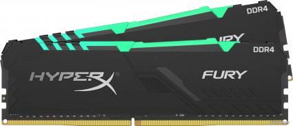 HyperX Fury RGB 2x8GB DDR4 PC4-28800 HX436C17FB3AK2/16 - фото 1 - id-p10512733