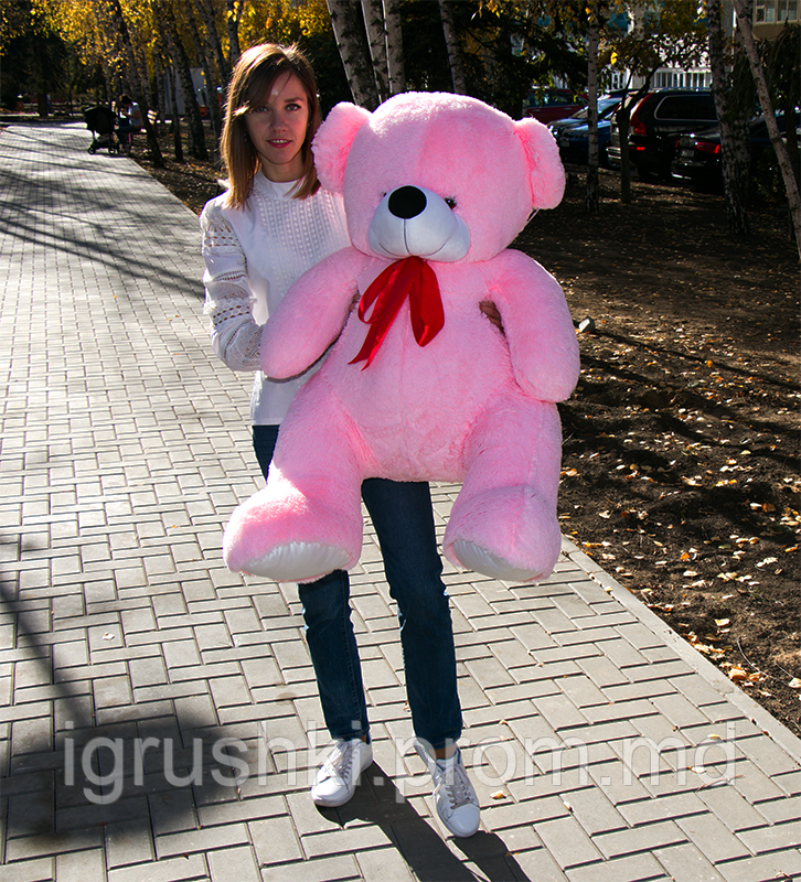 Медведь Томми 130 см розовый - фото 1 - id-p10170949