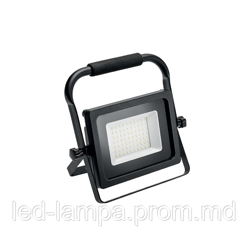 Светодиодный LED прожектор переносной, GTV, 30W, IP65, 6400K, iNEXT - фото 1 - id-p10513414