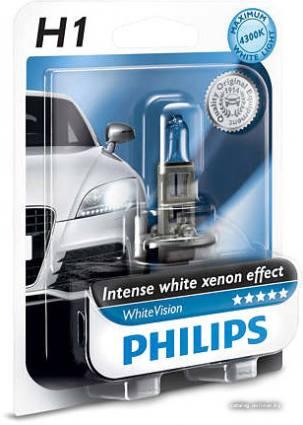 Philips H1 WhiteVision 1шт [12258WHVB1] - фото 1 - id-p10513487