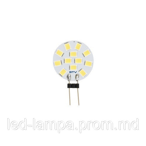 Светодиодная LED лампа GTV, 1,5W, G4, 3000К тёплое свечение - фото 1 - id-p10513517