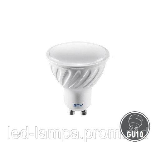 Светодиодная LED лампа GTV, 7W, 3000K, GU10, MR16, диммируемая - фото 1 - id-p10513523
