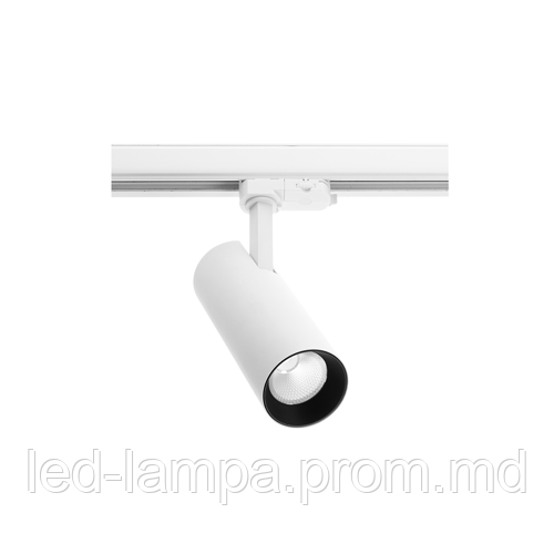 Светодиодный LED светильник, трековый, GTV, 30W(EMC+), 4000К, 38°, трёхфазный, белый - фото 1 - id-p10513717