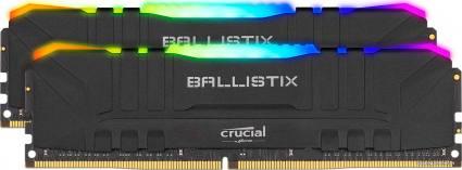 Crucial Ballistix RGB 2x16GB DDR4 PC4-25600 BL2K16G32C16U4BL - фото 1 - id-p10513781