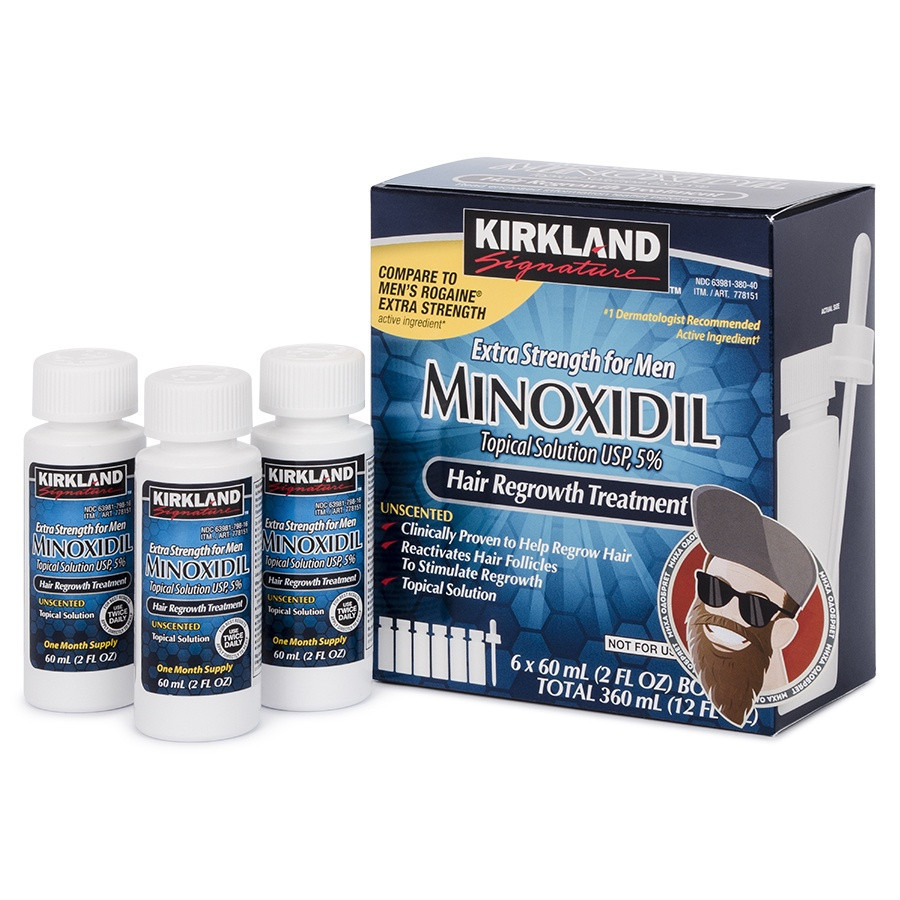 Minoxidil - средство для роста волос головы и бороды - фото 1 - id-p10515032