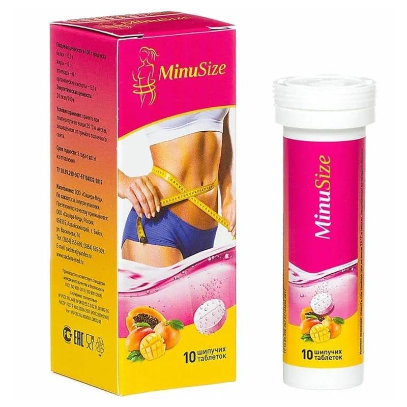 MinuSize - шипучие таблетки для похудения - фото 1 - id-p10514667