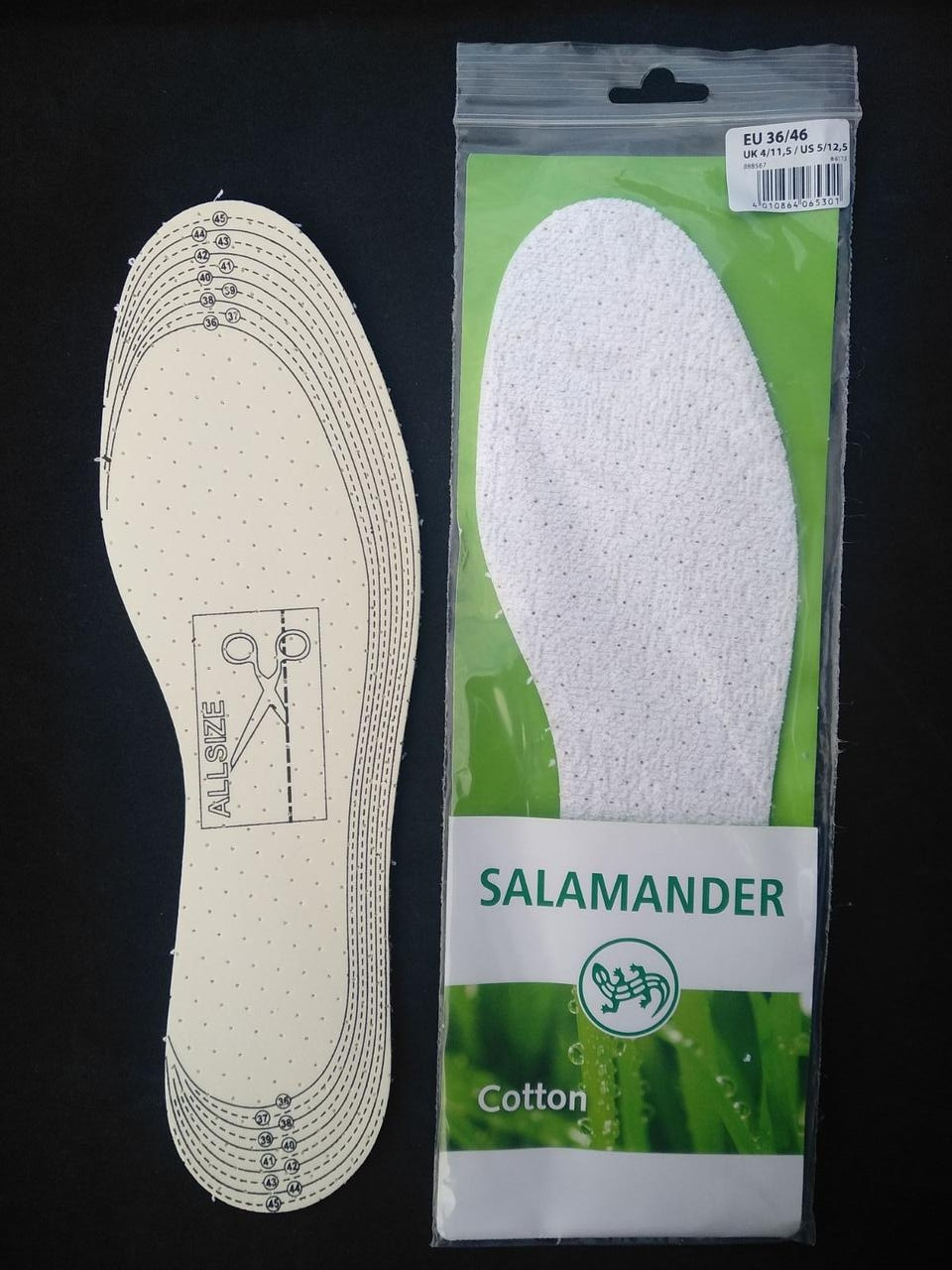 Стельки для обуви Salamander Cotton вырезная 36-46 размеры - фото 1 - id-p10397102