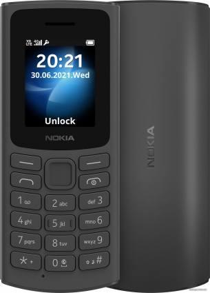 Nokia 105 4G Dual SIM (черный) - фото 1 - id-p10515781