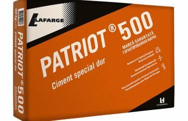 Цемент PATRIOT 500 (SA»Lafarge»)/мешок 25 кг. - фото 1 - id-p10516097