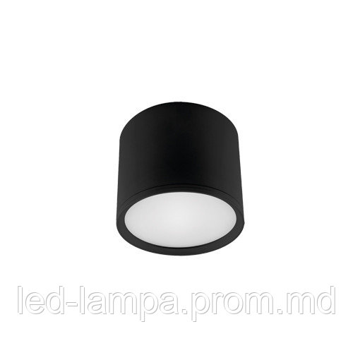 Светодиодный LED светильник, Strühm Poland, 3W, 4000K, потолочный, накладной, круглый, чёрный, ROLEN LED - фото 1 - id-p10517800