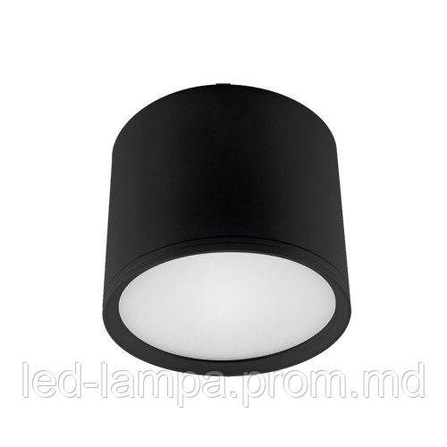 Светодиодный LED светильник, Strühm Poland, 10W, 4000K, потолочный, накладной, круглый, чёрный, ROLEN LED - фото 1 - id-p10517802