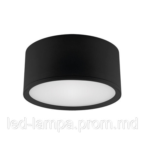 Светодиодный LED светильник, Strühm Poland, 15W, 4000K, потолочный, накладной, круглый, чёрный, ROLEN LED - фото 1 - id-p10517803