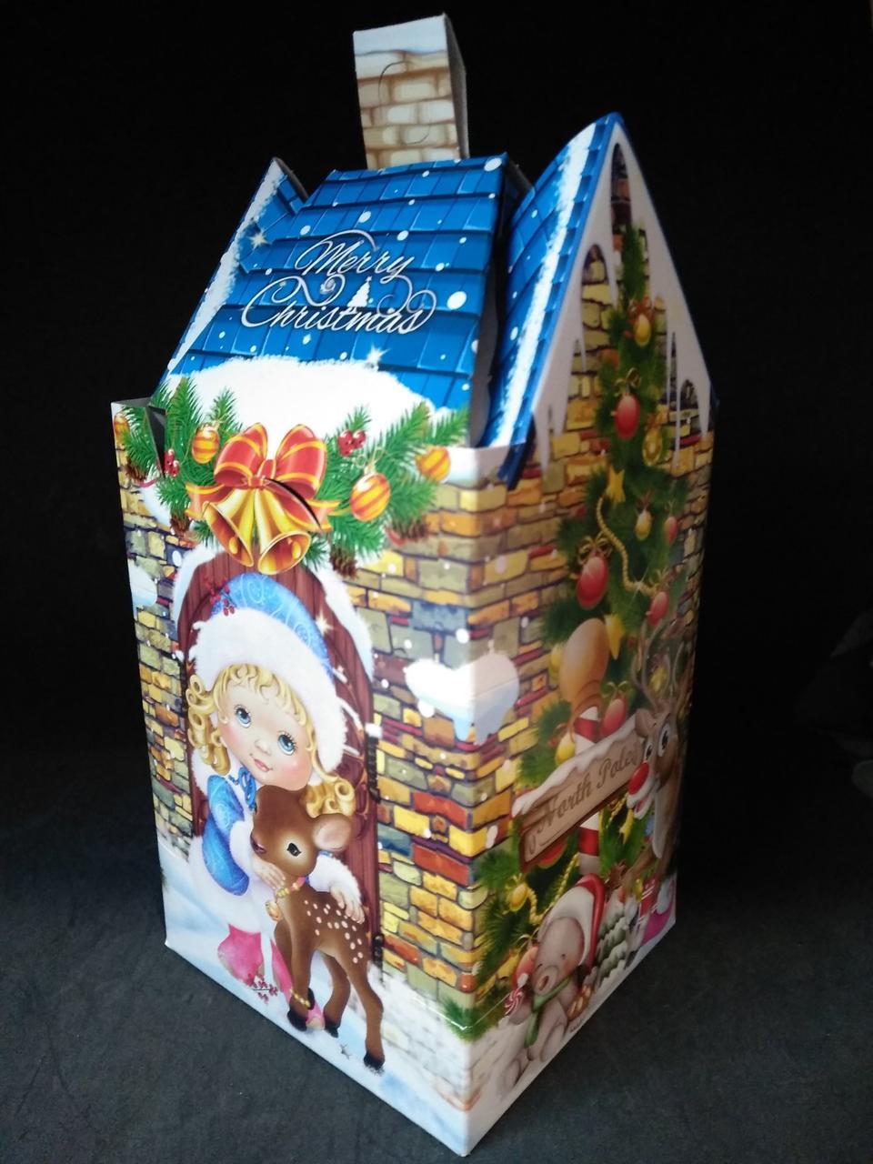 Упаковка для конфет Новый год 900 грамм - фото 1 - id-p10517138