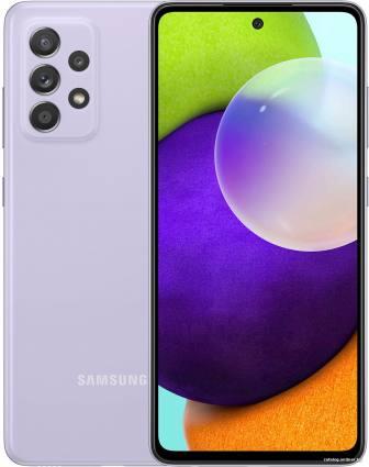 Samsung Galaxy A52 SM-A525F/DS 4GB/128GB (лаванда) - фото 1 - id-p10518000